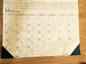 You can see when I got a new Sharpie