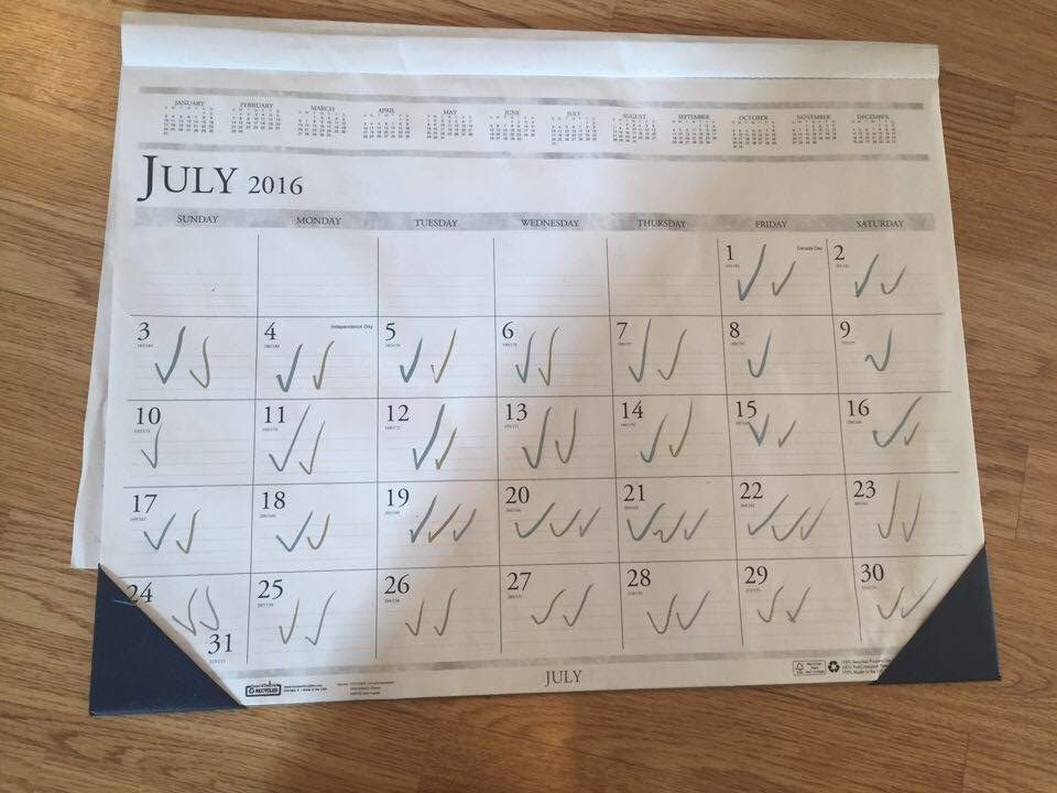 The X Effect Calendar